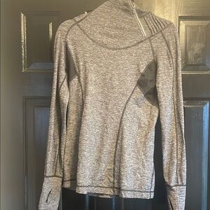 Lululemon Gray Athletic Long Sleeve Top